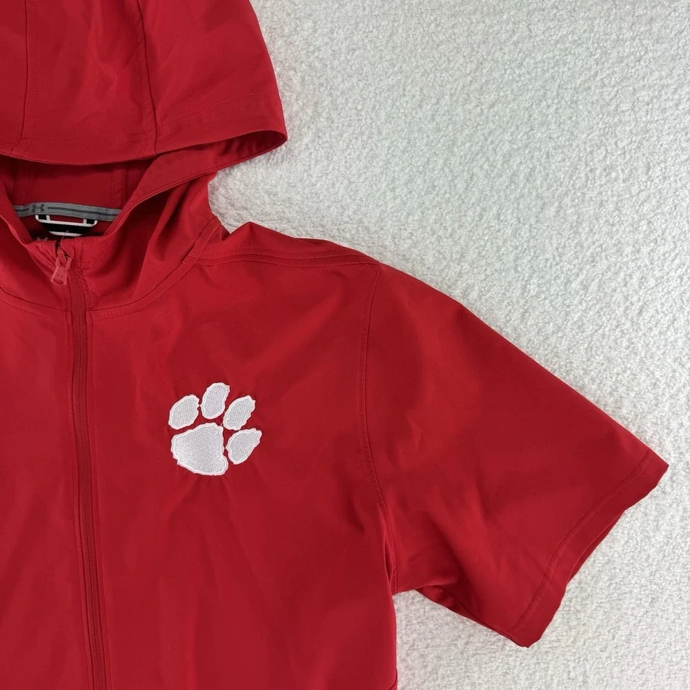 Under Armour Clemson Tigers Baseball 1/4 Zip‎ Hoodie Windbreakers Mens Large